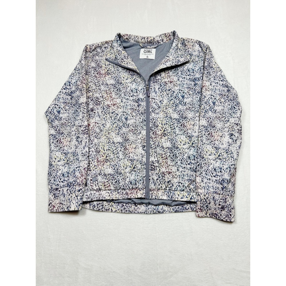 Athleta Girl Ice Storm Soft Lined Full-Zip Printed Jacket 12 Athleisure Outdoors